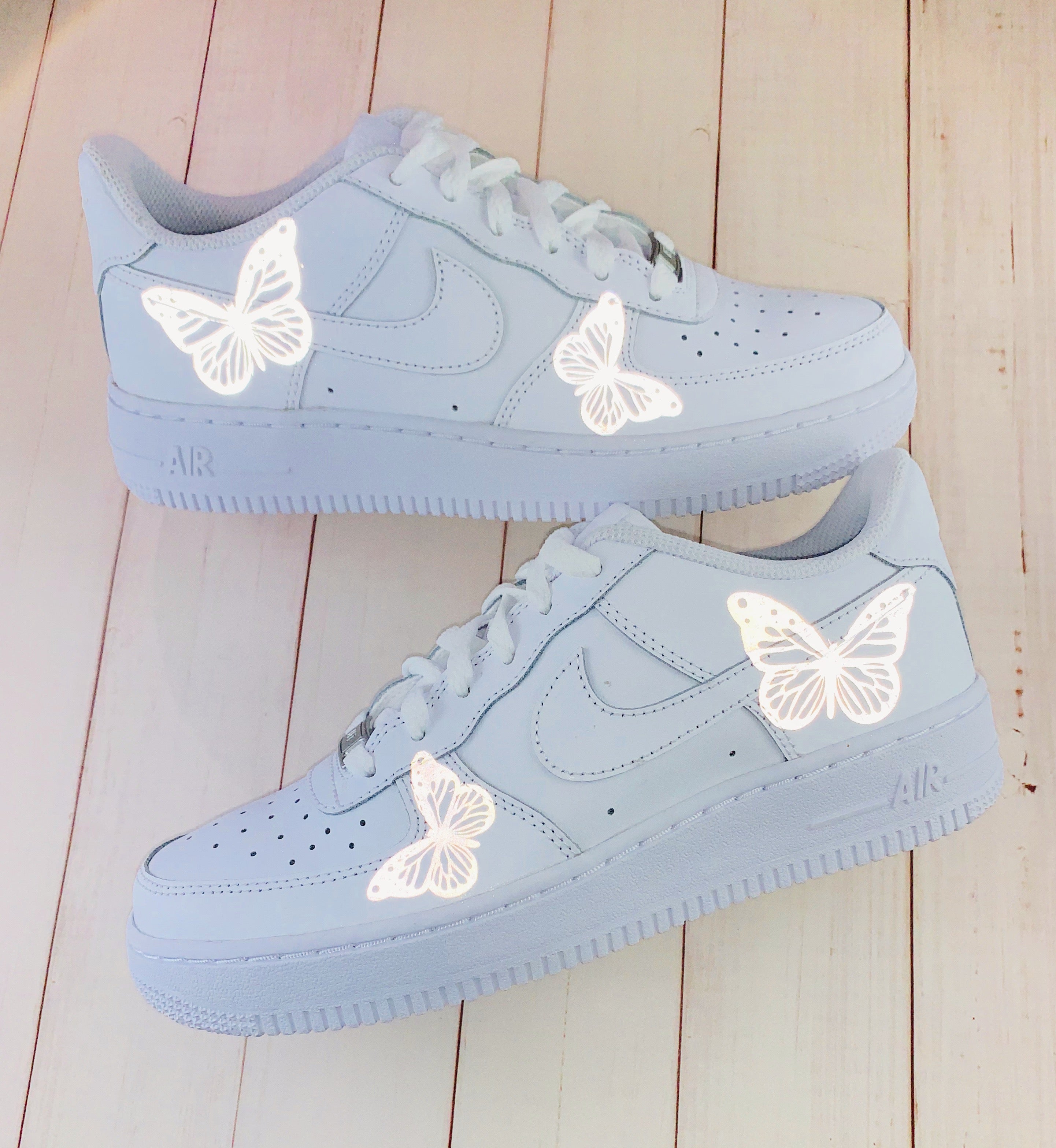 Butterfly X LV Air Force 1  Butterfly shoes, Aesthetic shoes
