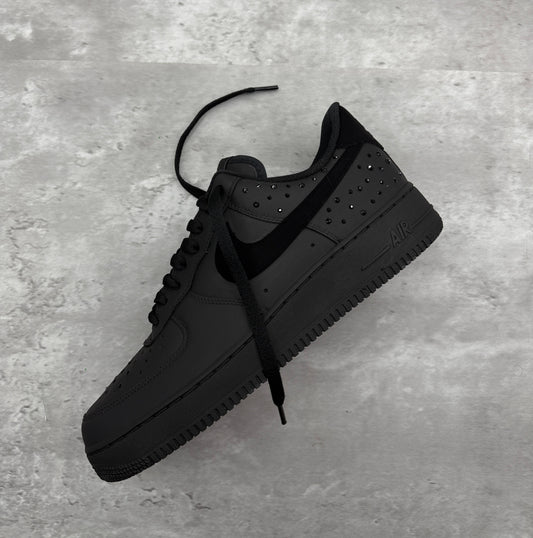 Two - Tone Black Diamond Air Force 1