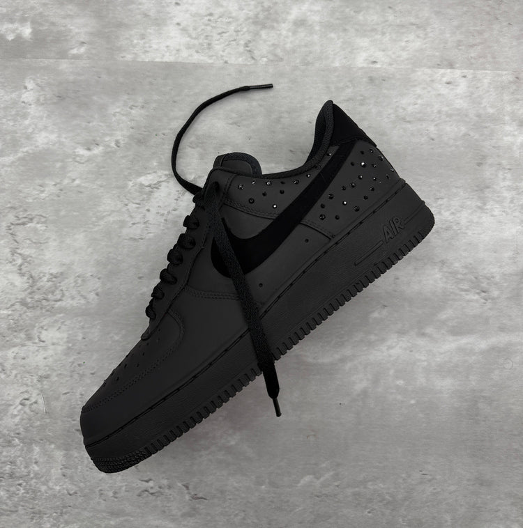 Two - Tone Black Diamond Air Force 1
