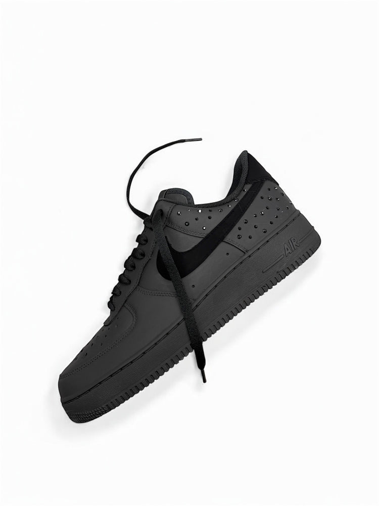 Two - Tone Black Diamond Air Force 1