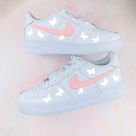 Petal Pink Reflective Mini Butterfly Air Force 1