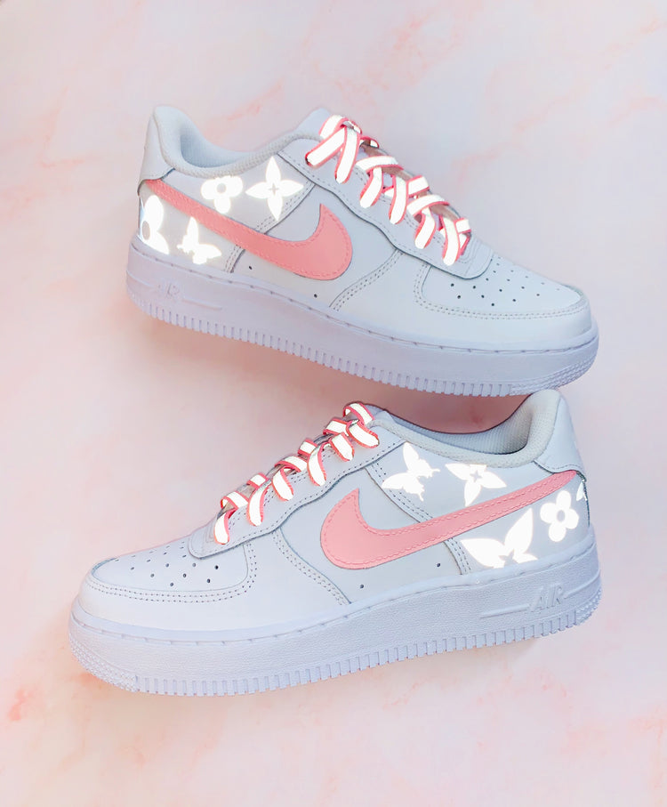 Reflective Butterfly Monogram Air Force 1