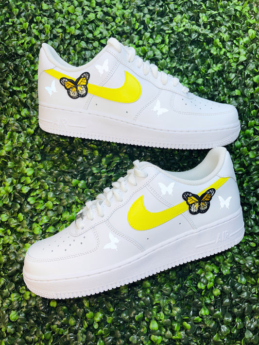 Yellow Lone Butterfly Air Force 1