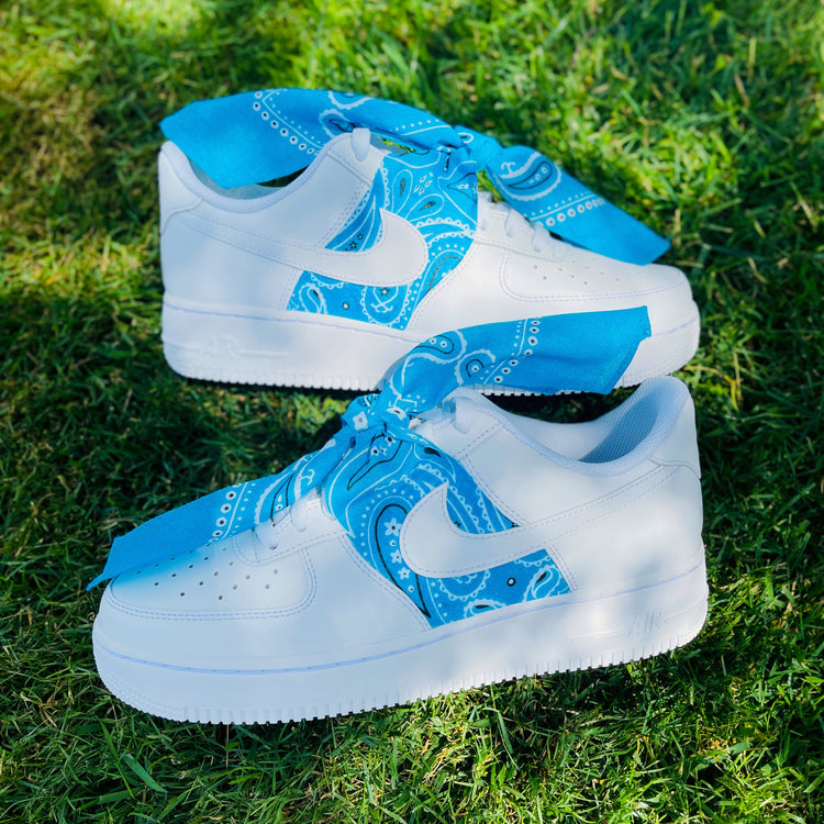 Turquoise Bandana Air Force 1