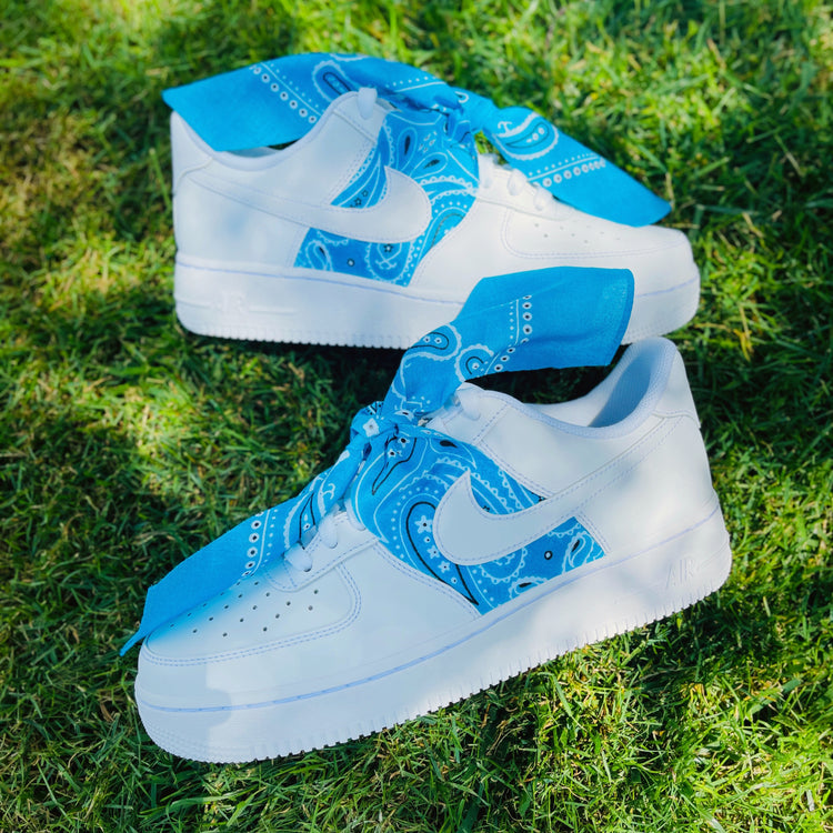 Turquoise Bandana Air Force 1