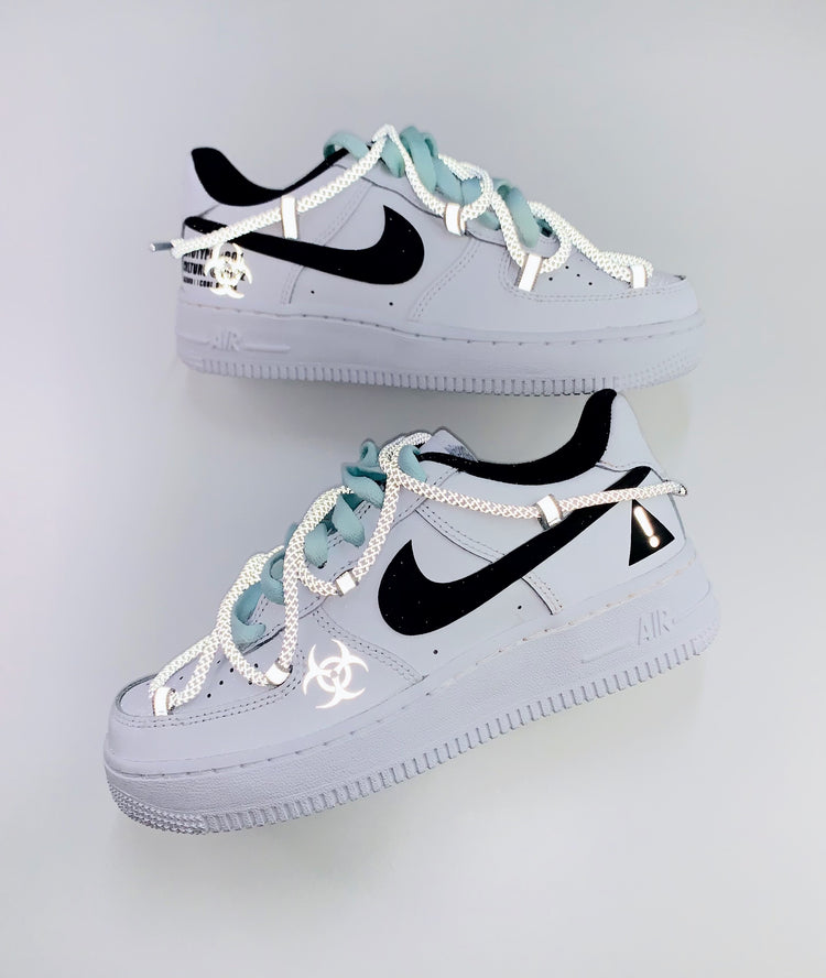 Reflective Double Lace Air Force 1